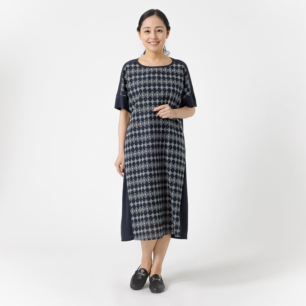 ボーダー刺繍ワンピース レディス PART2 BY JUNKO SHIMADA(パート2 BY ジュンコシマダ) 931977C(コイアオ-15ｺﾞｳ)