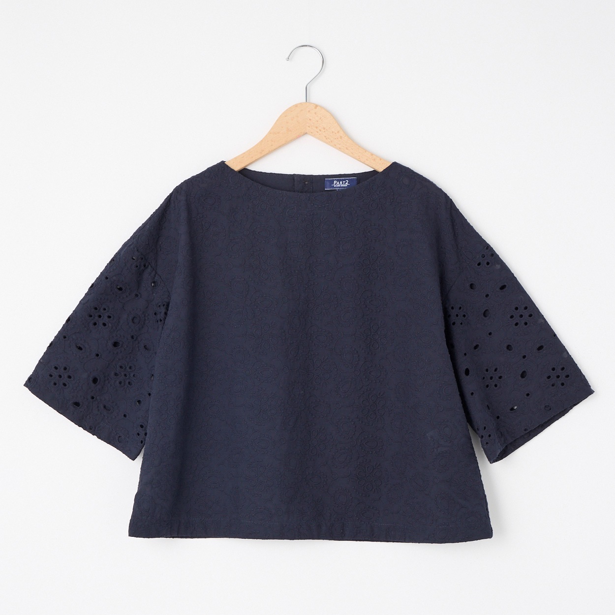 ボ－トネック刺繍ブラウス PART2 BY JUNKO SHIMADA(パート2 BY ジュンコシマダ) 931980C(コイアオ-15ｺﾞｳ)