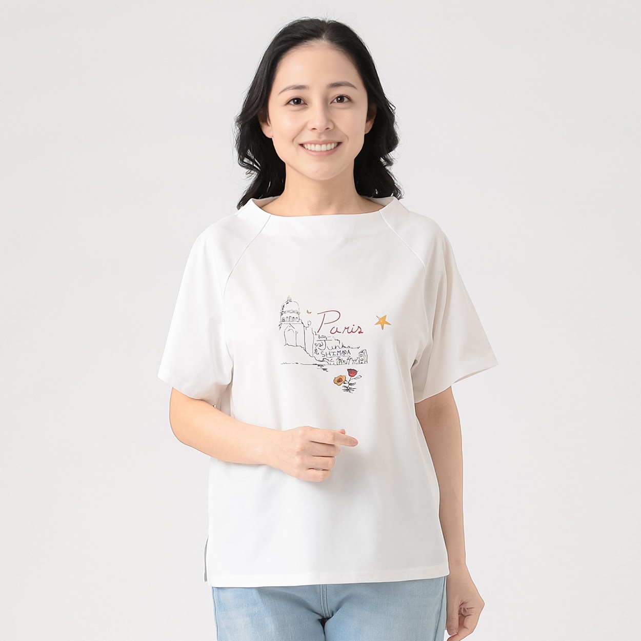 Tシャツ ボトルネック レディス PART2 BY JUNKO SHIMADA(パート2 BY