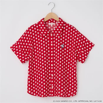 ハローキティ刺繍シャツブラウス PART2 BY JUNKO SHIMADA(パート2 BY ジュンコシマダ) 931031C(アカ-M)