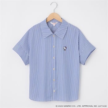 ハローキティ刺繍シャツブラウス PART2 BY JUNKO SHIMADA(パート2 BY ジュンコシマダ) 931031C(Ａアオ-M)