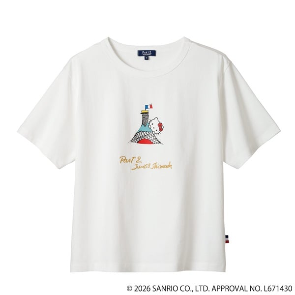 ハローキティコラボＴシャツ PART2 BY JUNKO SHIMADA(パート2 BY ジュンコシマダ) 933829C(キナリ-M)