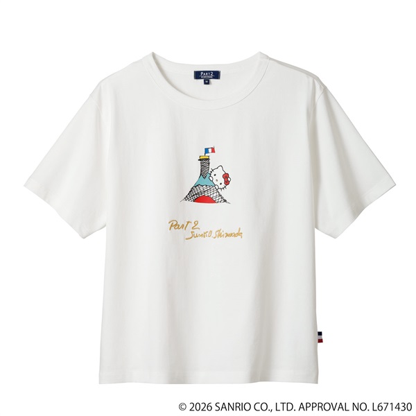 ハローキティコラボＴシャツ PART2 BY JUNKO SHIMADA(パート2 BY ジュンコシマダ) 933829C(キナリ-XL)
