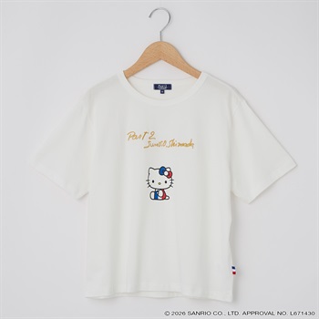 ハローキティトリコロ－ルプリントＴシャツ PART2 BY JUNKO SHIMADA(パート2 BY ジュンコシマダ) 933830C(キナリ-M)