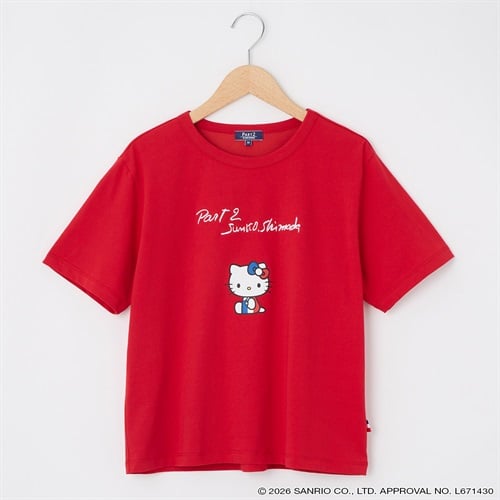 ハローキティトリコロ－ルプリントＴシャツ PART2 BY JUNKO SHIMADA(パート2 BY ジュンコシマダ) 933830C