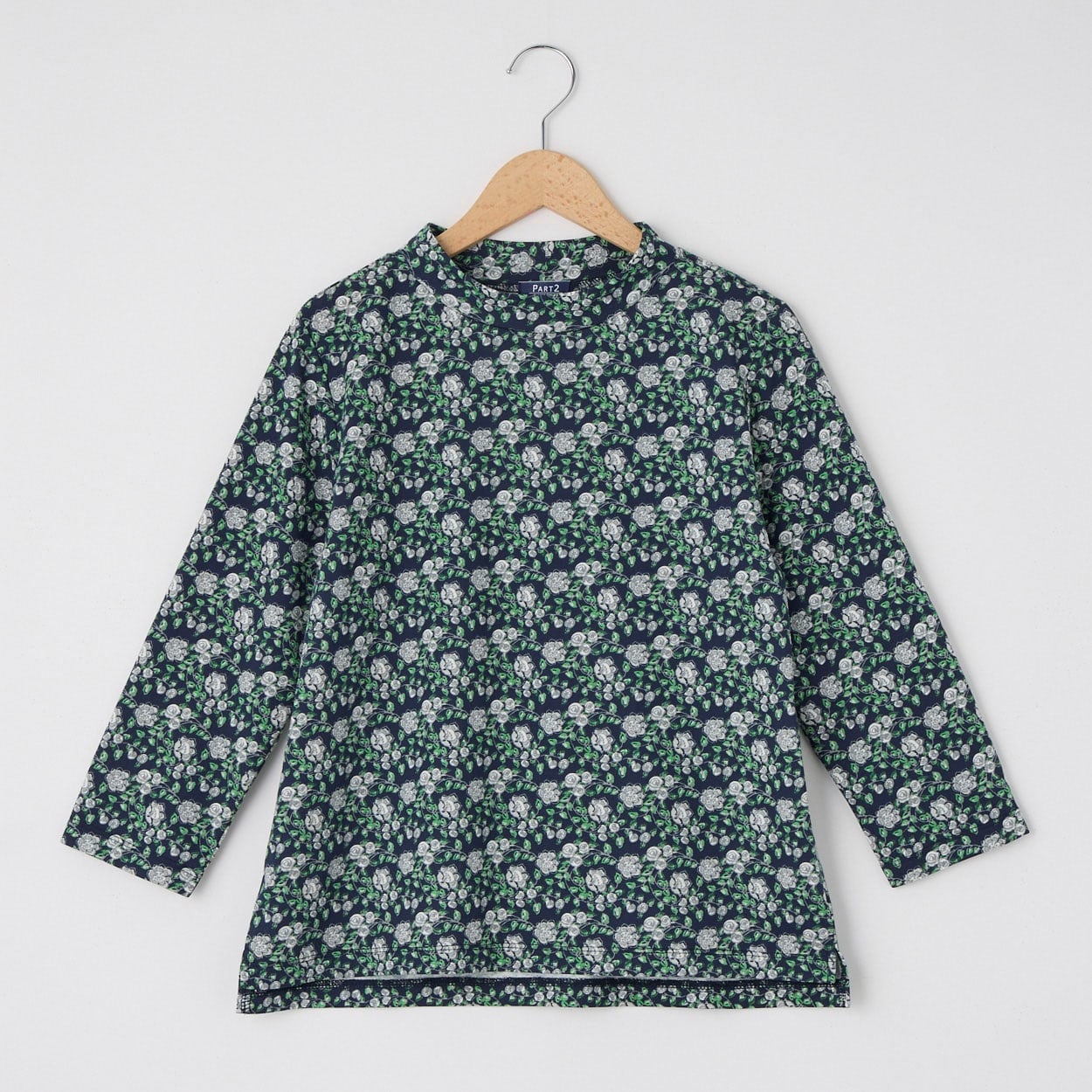 チビハイネックミニ花柄Tシャツ PART2 BY JUNKO SHIMADA(パート2 BY ジュンコシマダ) 933835C(コイアオ-M)