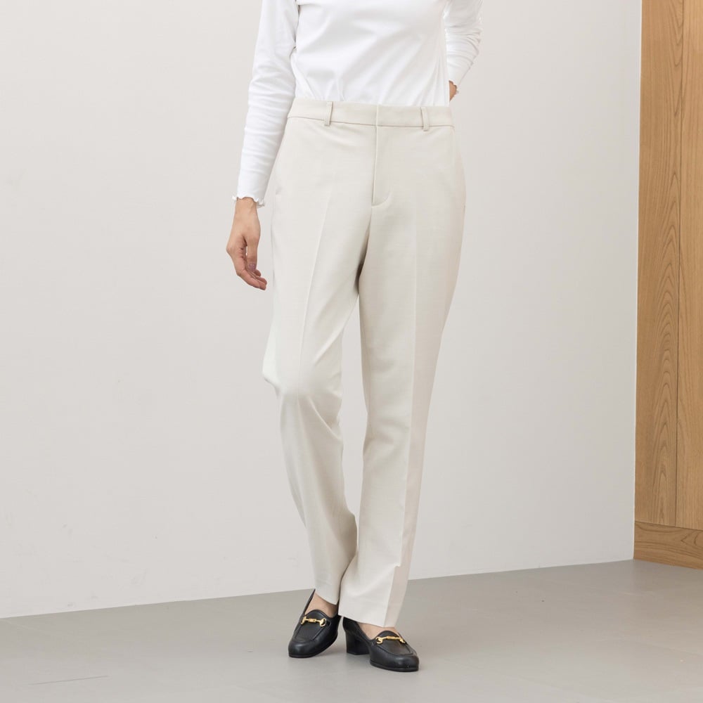 TVC(ティーヴィシー) イージーケア また下長めストレートパンツ