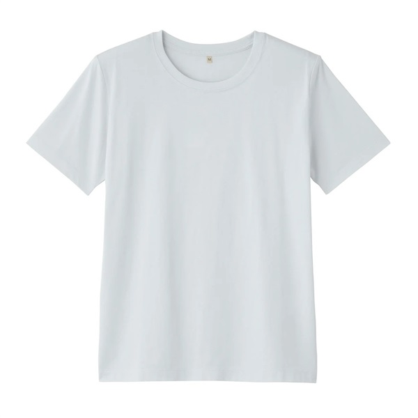 TVC オーガニックコットン クルーネック半袖Tシャツ レディス(Ａシロ（無地）-L)