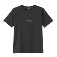 TVC オーガニックコットン クルーネック半袖Tシャツ レディス(チヤコ－ルグレ－（ロゴ）-S)