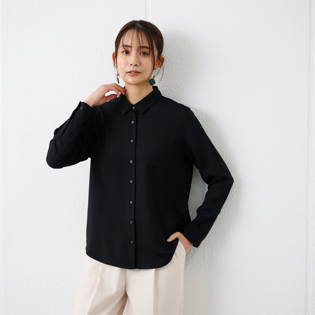 TVC(ティーヴィシー) 【オルスタ】イージーケアレーヨン混長袖