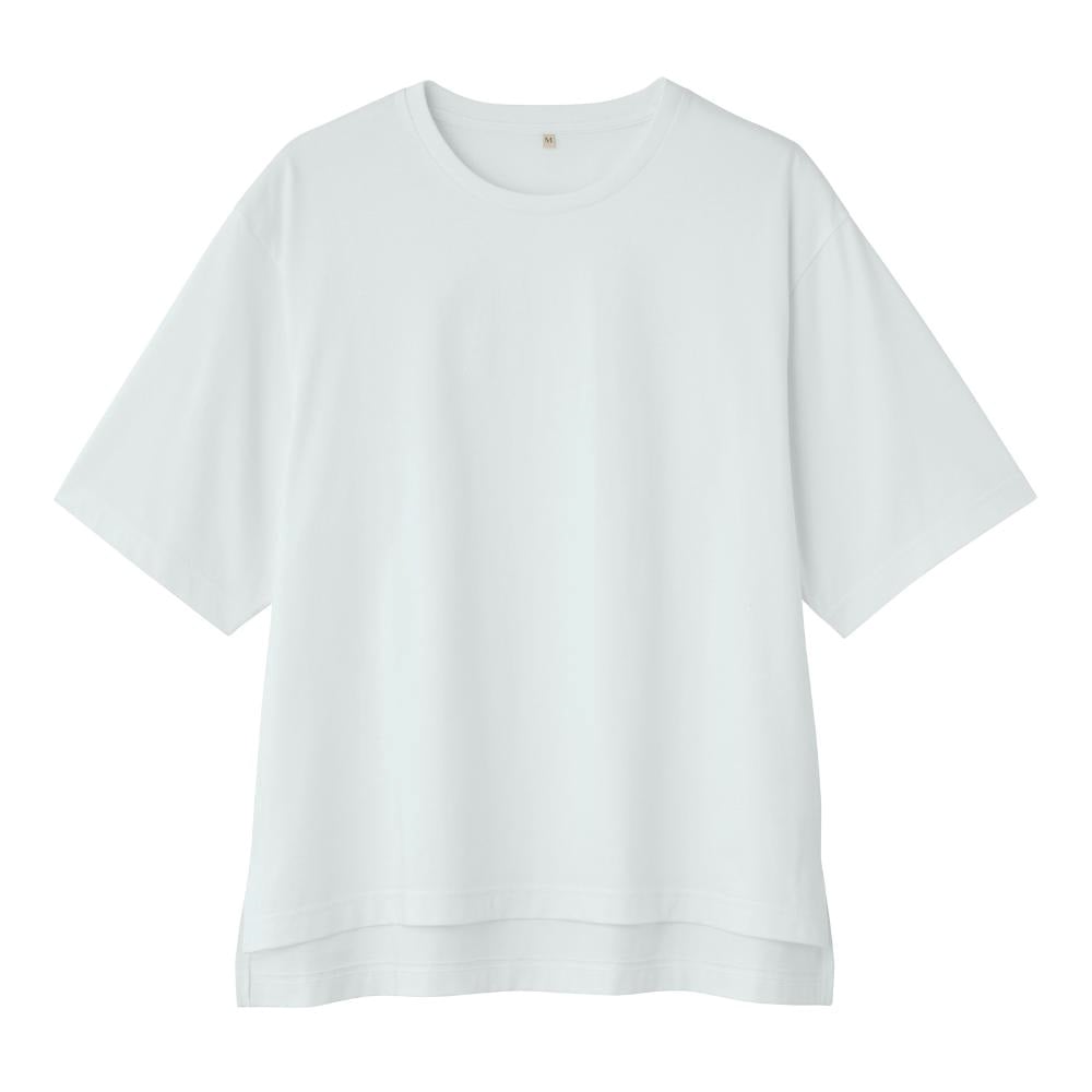 TVC 【ピースフィットクール】 遮熱・UV対策ひんやりサラサラ 5分袖Tシャツ レディス(ホワイト-S)
