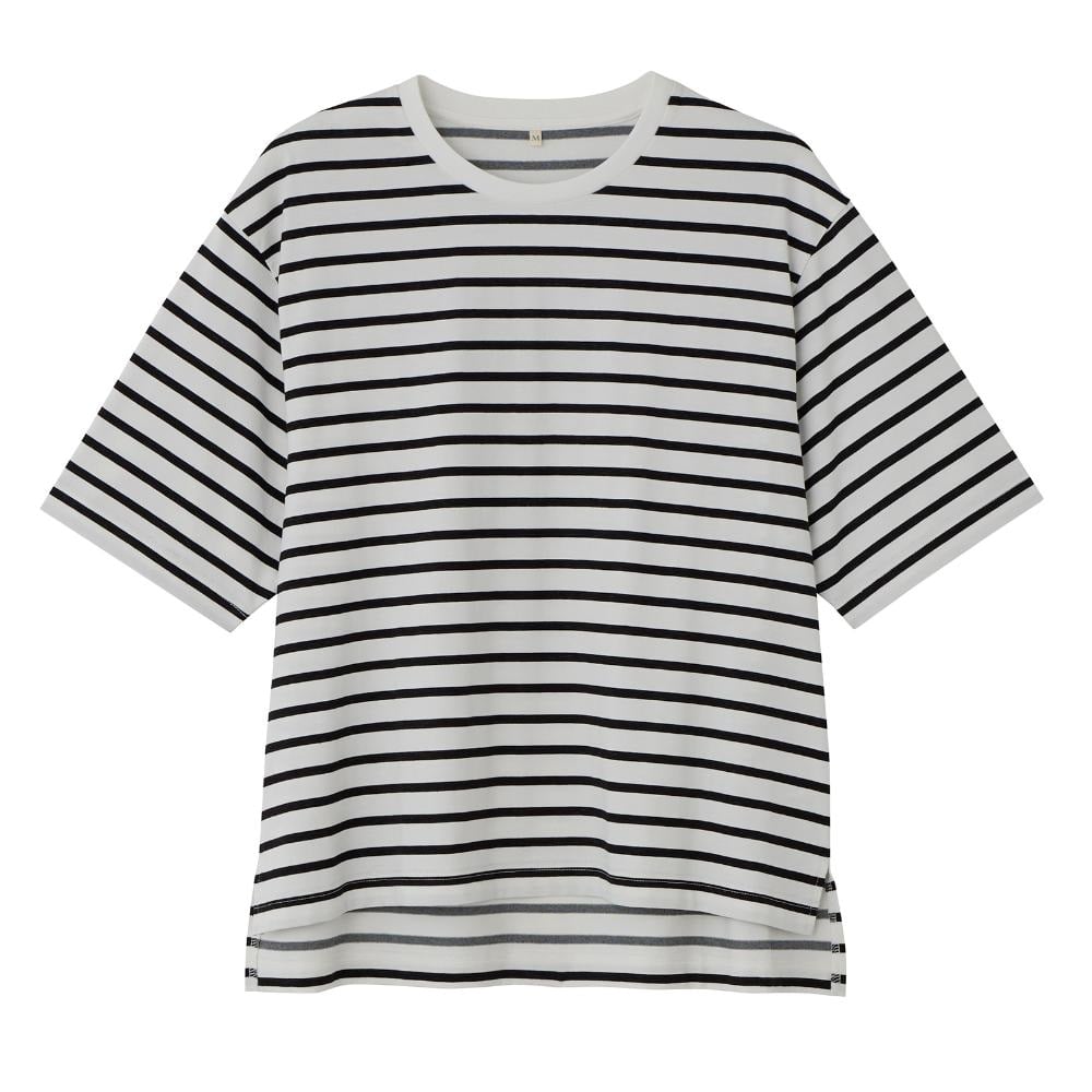 TVC 【ピースフィットクール】 遮熱・UV対策ひんやりサラサラ 5分袖Tシャツ レディス(Ａクロ-L)