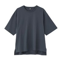 TVC 【ピースフィットクール】 遮熱・UV対策ひんやりサラサラ 5分袖Tシャツ レディス(チヤコ－ルグレ－-S)
