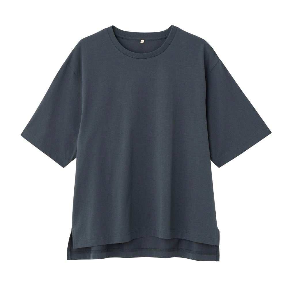 TVC 【ピースフィットクール】 遮熱・UV対策ひんやりサラサラ 5分袖Tシャツ レディス(チヤコ－ルグレ－-L)