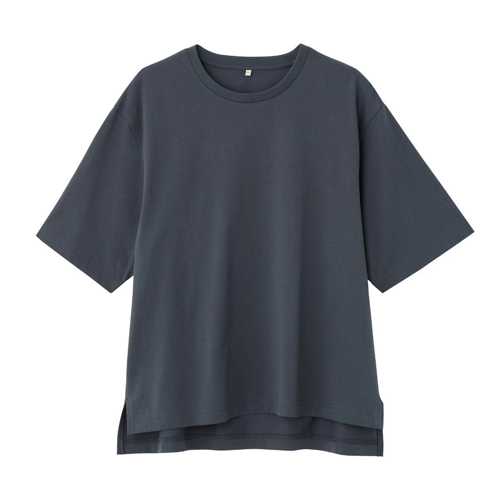 TVC 【ピースフィットクール】 遮熱・UV対策ひんやりサラサラ 5分袖Tシャツ レディス(チヤコ－ルグレ－-XL)