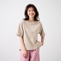 TVC 【ピースフィットクール】 遮熱・UV対策ひんやりサラサラ 5分袖Tシャツ レディス(ベージュ-S)