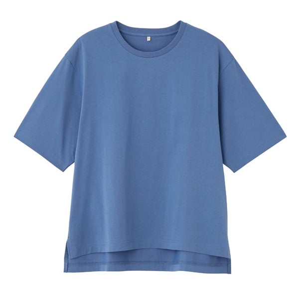 TVC 【ピースフィットクール】 遮熱・UV対策ひんやりサラサラ 5分袖Tシャツ レディス(アオ-S)