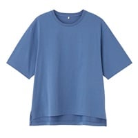 TVC 【ピースフィットクール】 遮熱・UV対策ひんやりサラサラ 5分袖Tシャツ レディス(アオ-S)