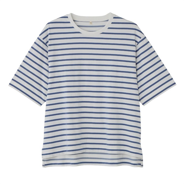 TVC 【ピースフィットクール】 遮熱・UV対策ひんやりサラサラ 5分袖Tシャツ レディス(Ａアオ-M)