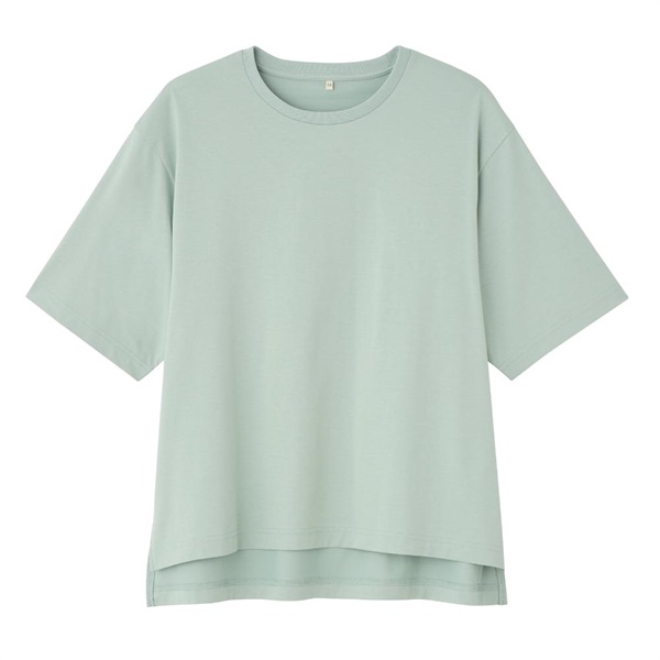 TVC 【ピースフィットクール】 遮熱・UV対策ひんやりサラサラ 5分袖Tシャツ レディス(グリーン-S)
