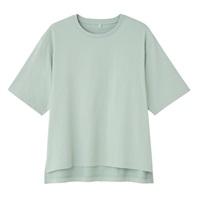 TVC 【ピースフィットクール】 遮熱・UV対策ひんやりサラサラ 5分袖Tシャツ レディス(グリーン-S)