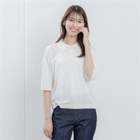 【完売品】エレクトリック クラブハウス 長袖 ポロ DOUBLE STANDARD CLOTHING D/him 長袖ニットポロ 0709-040-221