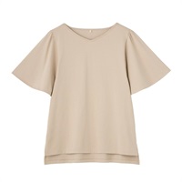 TVC 【ピースフィットクール】遮熱・UV対策 ひんやりサラサラ フレア袖Ｔシャツ レディス(ベージュ-S)