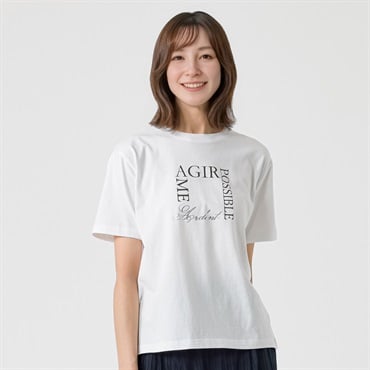 TVC(ティーヴィシー) 【BEST BUY】コットン100プリント半袖Tシャツ レディス