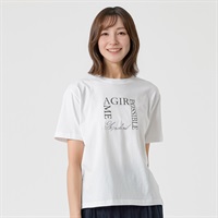 TVC(ティーヴィシー) 【BEST BUY】コットン100プリント半袖Tシャツ レディス(シロ(POSSIBLE)-M)