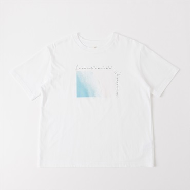 TVC(ティーヴィシー) 【BEST BUY】コットン100プリント半袖Tシャツ レディス(アイボリー（海フォト）-M)