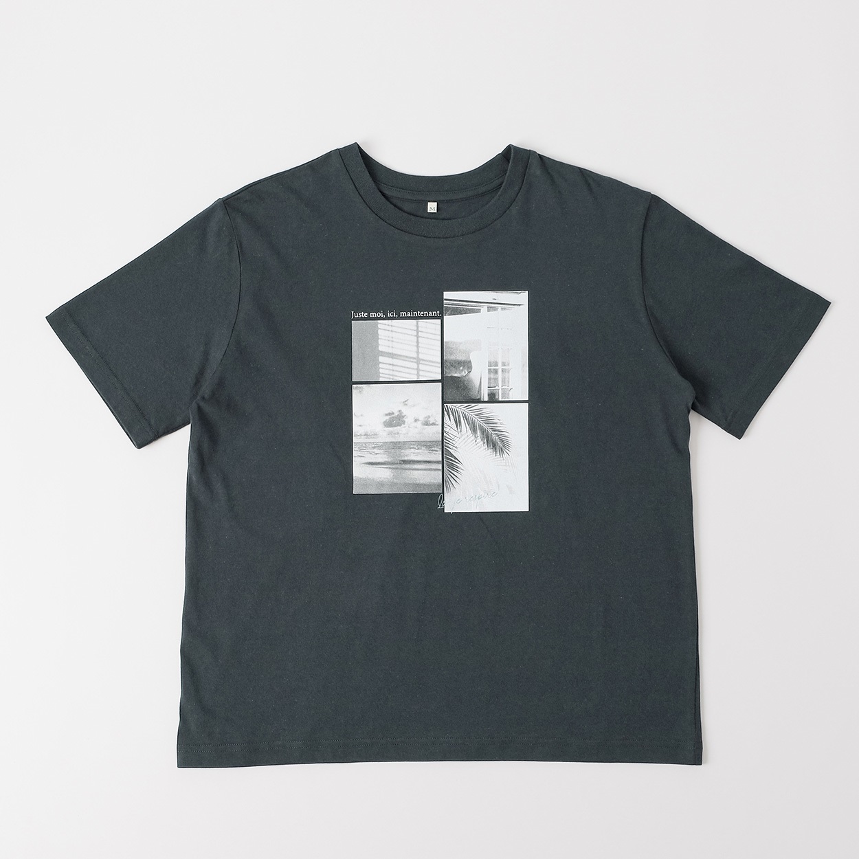 TVC(ティーヴィシー) 【BEST BUY】コットン100プリント半袖Tシャツ レディス(クロ(モノクロフォト）-XL)