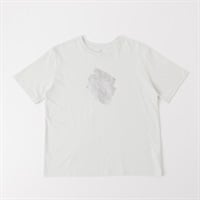 TVC(ティーヴィシー) 【BEST BUY】コットン100プリント半袖Tシャツ レディス(ウスグレー（シルバーペイント）-M)