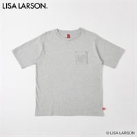 TVC(ティーヴィシー) リサ・ラーソン マイキー胸ポケエンボス加工Tシャツ レディス(ウスクロ-M)