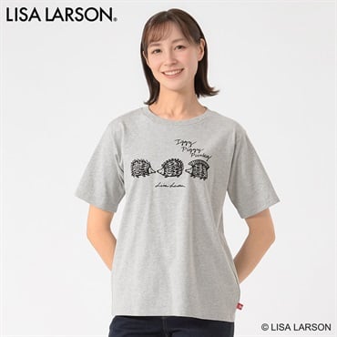 TVC(ティーヴィシー) リサ・ラーソン はりねずみフロッキープリントTシャツ レディス