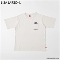 TVC(ティーヴィシー) リサ・ラーソン はりねずみ胸ポケット刺繍Tシャツ レディス(ウスチャ-M)