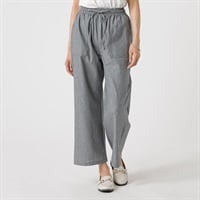 TVC(ティーヴィシー) 【BEST BUY】シャンブレーワイドパンツ レディス(クロ-S)