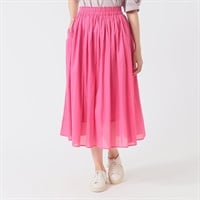 TVC(ティーヴィシー) 丈長めコットンボイルスカート レディス(アカ-S)