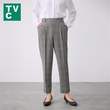 TVC(ティーヴィシー) オルスタ両面起毛テーパードパンツ レディス