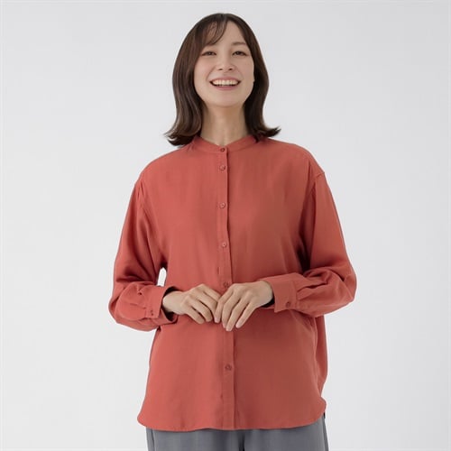 TVC(ティーヴィシー) コットンローン長袖チュニック レディス(コイアカ-S)