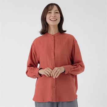 TVC(ティーヴィシー) コットンローン長袖チュニック レディス(コイアカ-S)