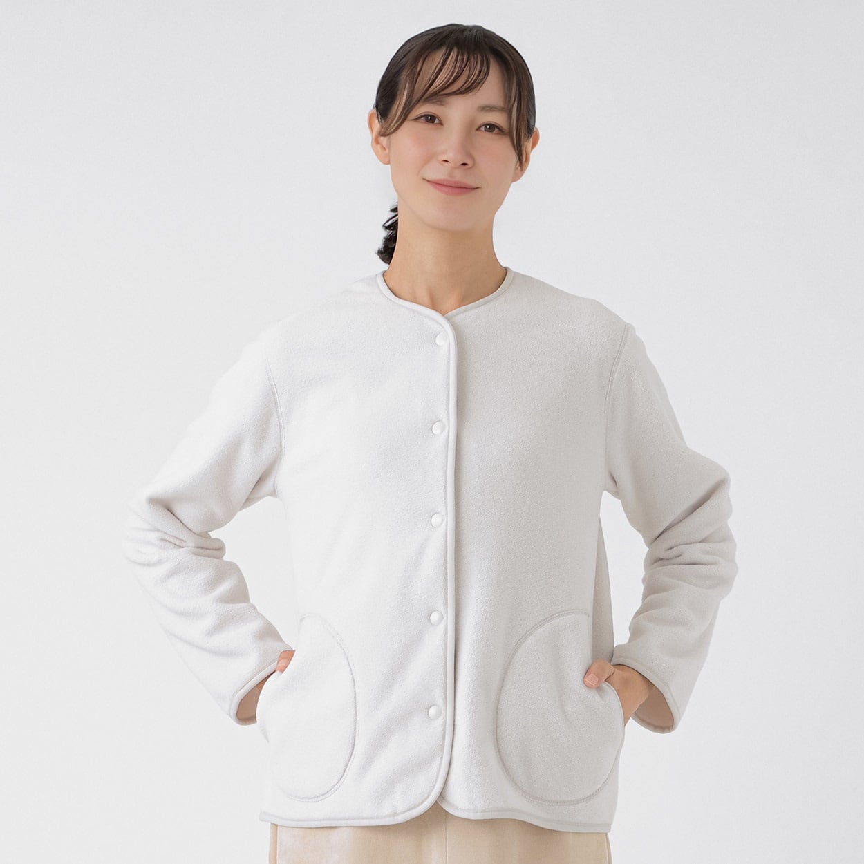 TVC(ティーヴィシー) フリースカーディガン レディス(キナリ-XL)