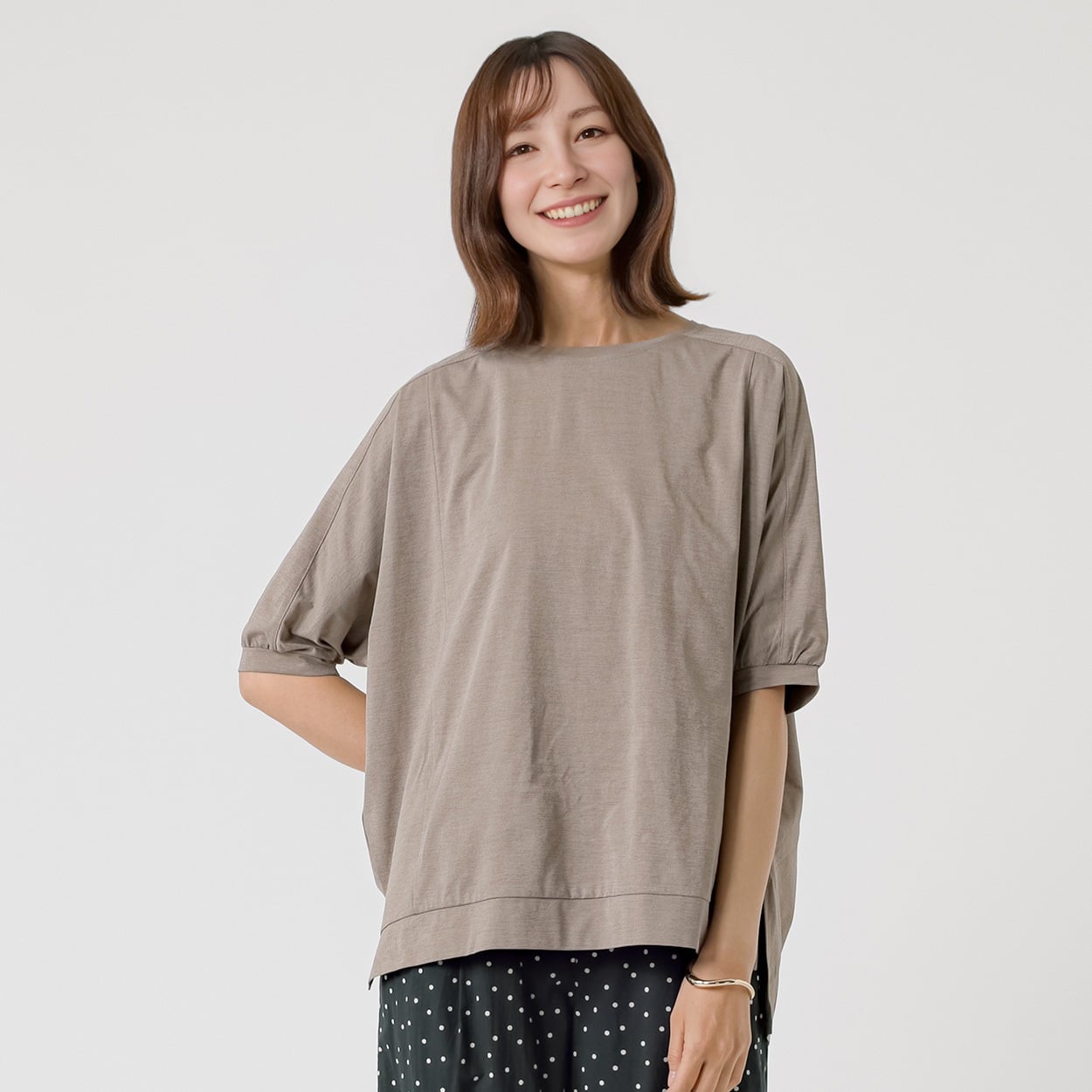 TVC(ティーヴィシー) 【BEST BUY】 ドライ天竺ドルマンスリーブTシャツ レディス(ウスチャ-M)