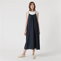 TVC(ティーヴィシー) 麻調合繊キャミワンピース レディス(コイアオ-M)