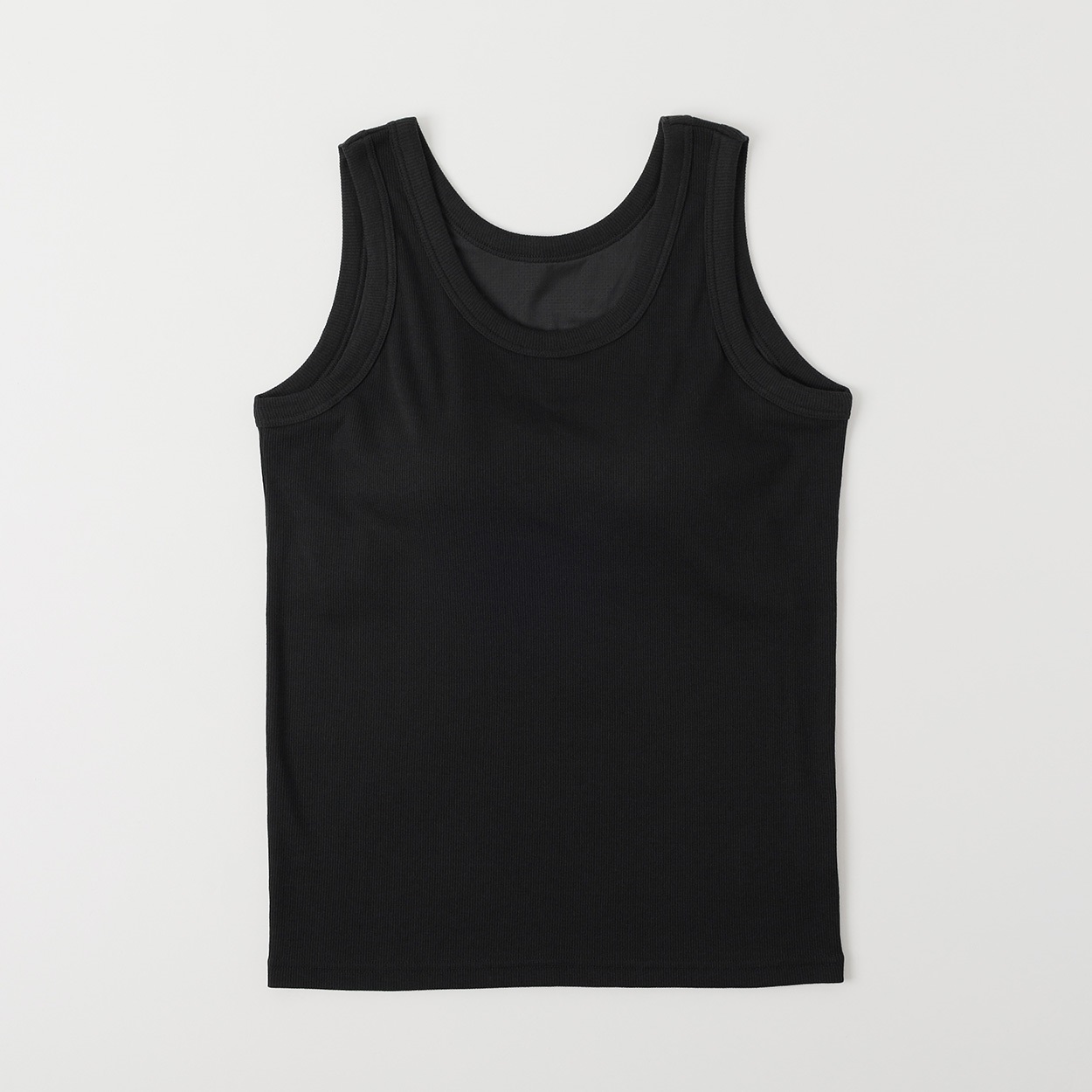 TVC(ティーヴィシー) リブカップ付タンクトップ レディス(クロ-XL)
