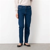 TVC  選べる股下丈 ストレートパンツ レディス(ネイビー-58×68)