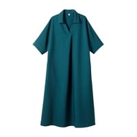 TVC(ティーヴィシー) 【BEST BUY】バブルサッカー半袖スキッパーワンピース レディス(アオ-M)