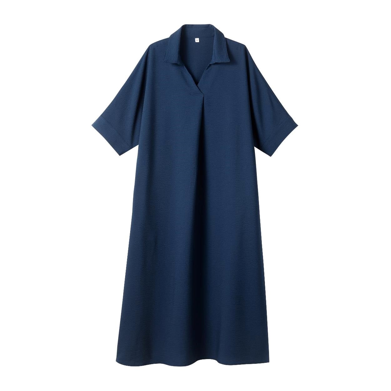 TVC(ティーヴィシー) 【BEST BUY】バブルサッカー半袖スキッパーワンピース レディス(コイアオ-M)