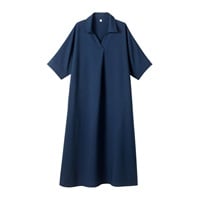 TVC(ティーヴィシー) 【BEST BUY】バブルサッカー半袖スキッパーワンピース レディス(コイアオ-M)