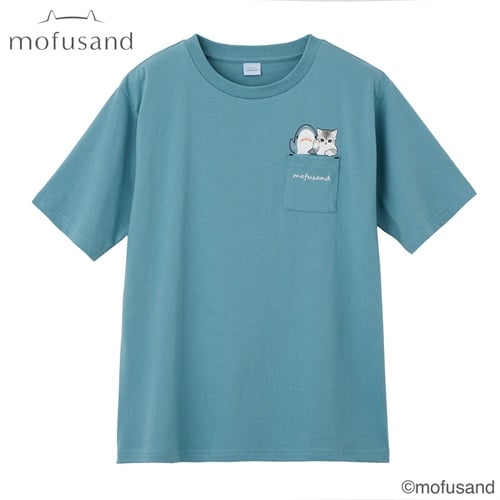 TVC(ティーヴィシー) mofusand ポケット肉球Tシャツ レディス