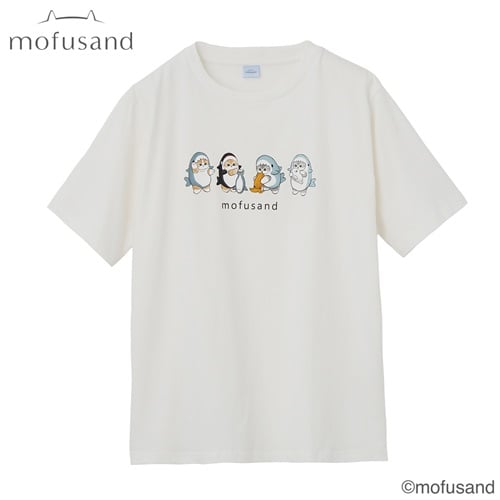 TVC(ティーヴィシー) mofusand サメにゃん・シャチにゃん・ジンベエザメにゃんTシャツ レディス